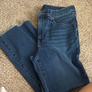 J. Crew Women's Cropped Blue Jeans